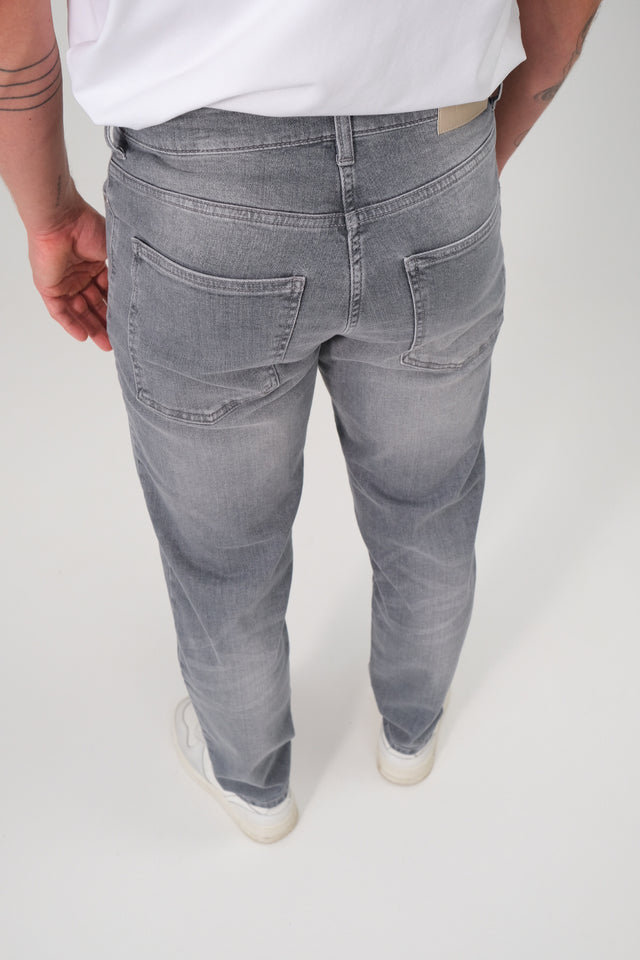 IOS JEANS straight -  LIGHT GREY USED