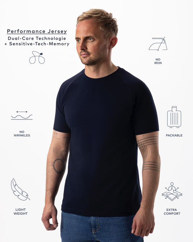 IOS T-SHIRT - NAVY