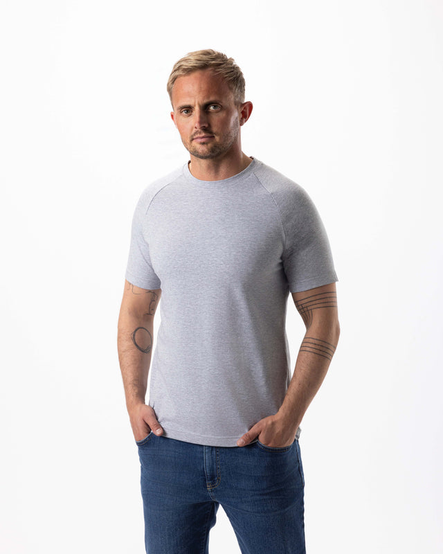 IOS T-SHIRT - LIGHT GREY MELANGE