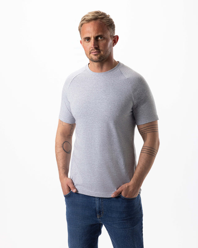 IOS T-SHIRT - LIGHT GREY MELANGE