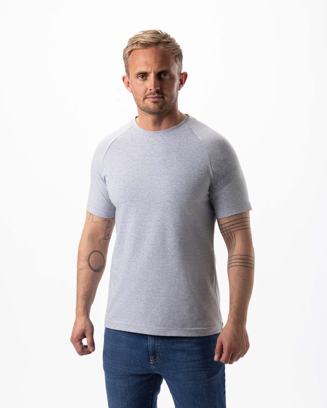 IOS T-SHIRT - LIGHT GREY MELANGE