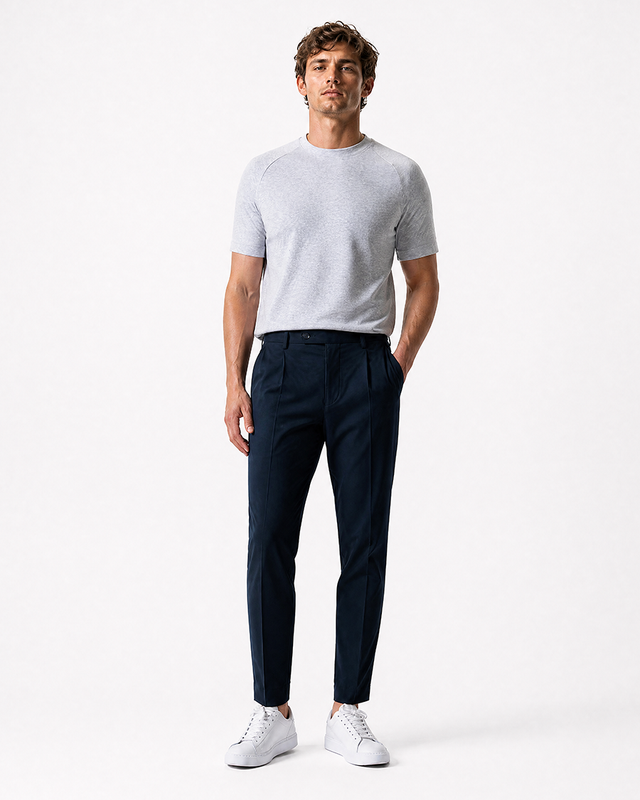 IOS T-SHIRT - LIGHT GRAY MELANGE