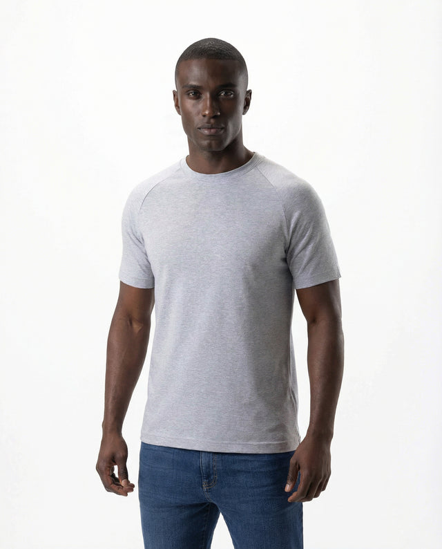 IOS T-SHIRT - LIGHT GREY MELANGE