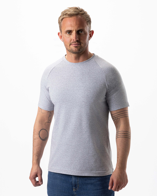 IOS T-SHIRT - LIGHT GREY MELANGE