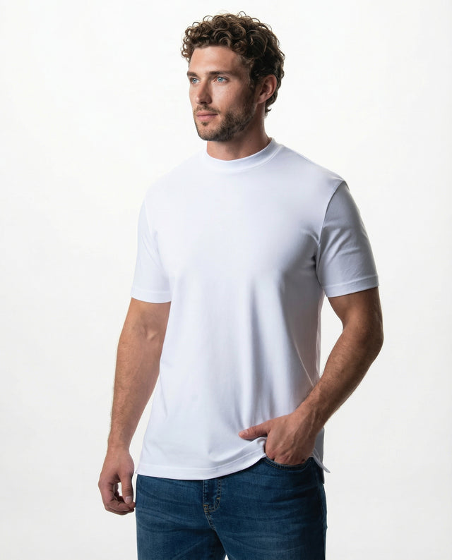 IOS T-SHIRT high neck - WHITE