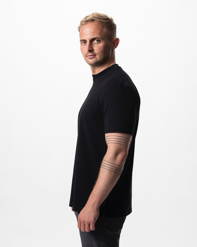 IOS T-SHIRT high neck - BLACK