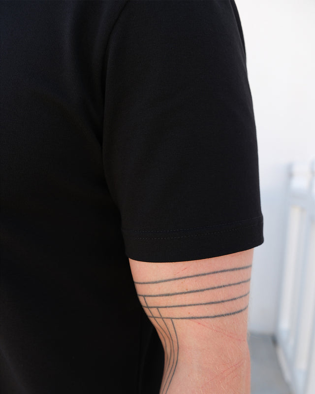 IOS T-SHIRT collo alto - NERO