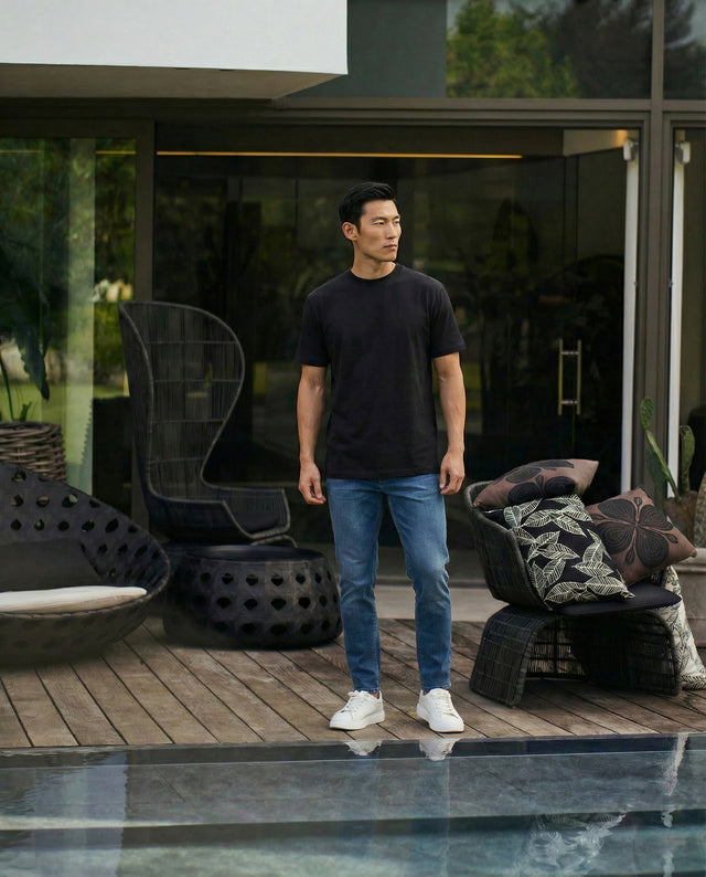 IOS T-SHIRT oversized - ANTHRACITE