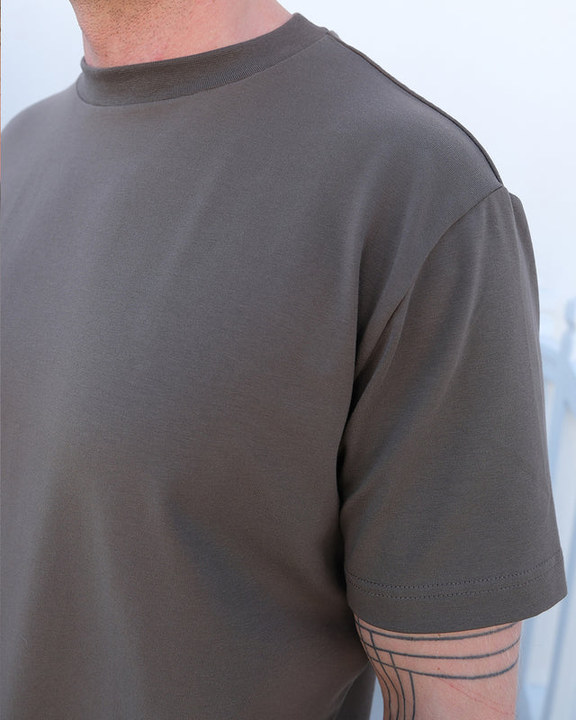 IOS T-SHIRT oversized - OLIVE