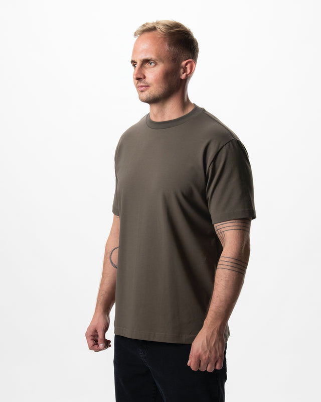 IOS T-SHIRT oversized - OLIVE