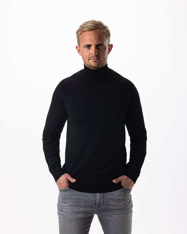 IOS TURTLE merino - BLACK