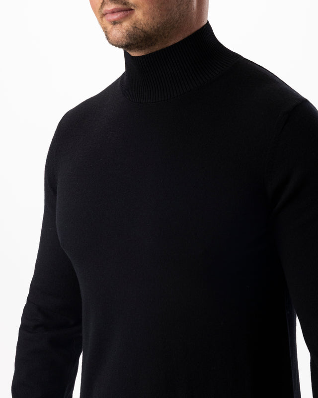 IOS TURTLE merino - BLACK