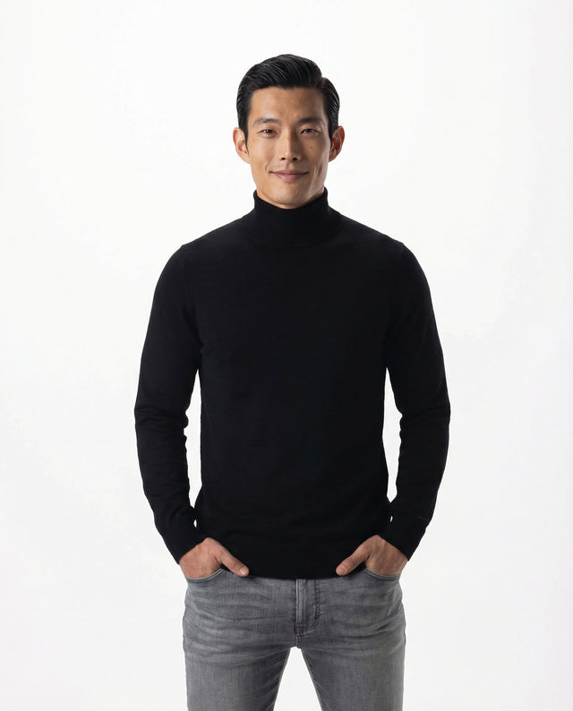 IOS TURTLE merino - BLACK