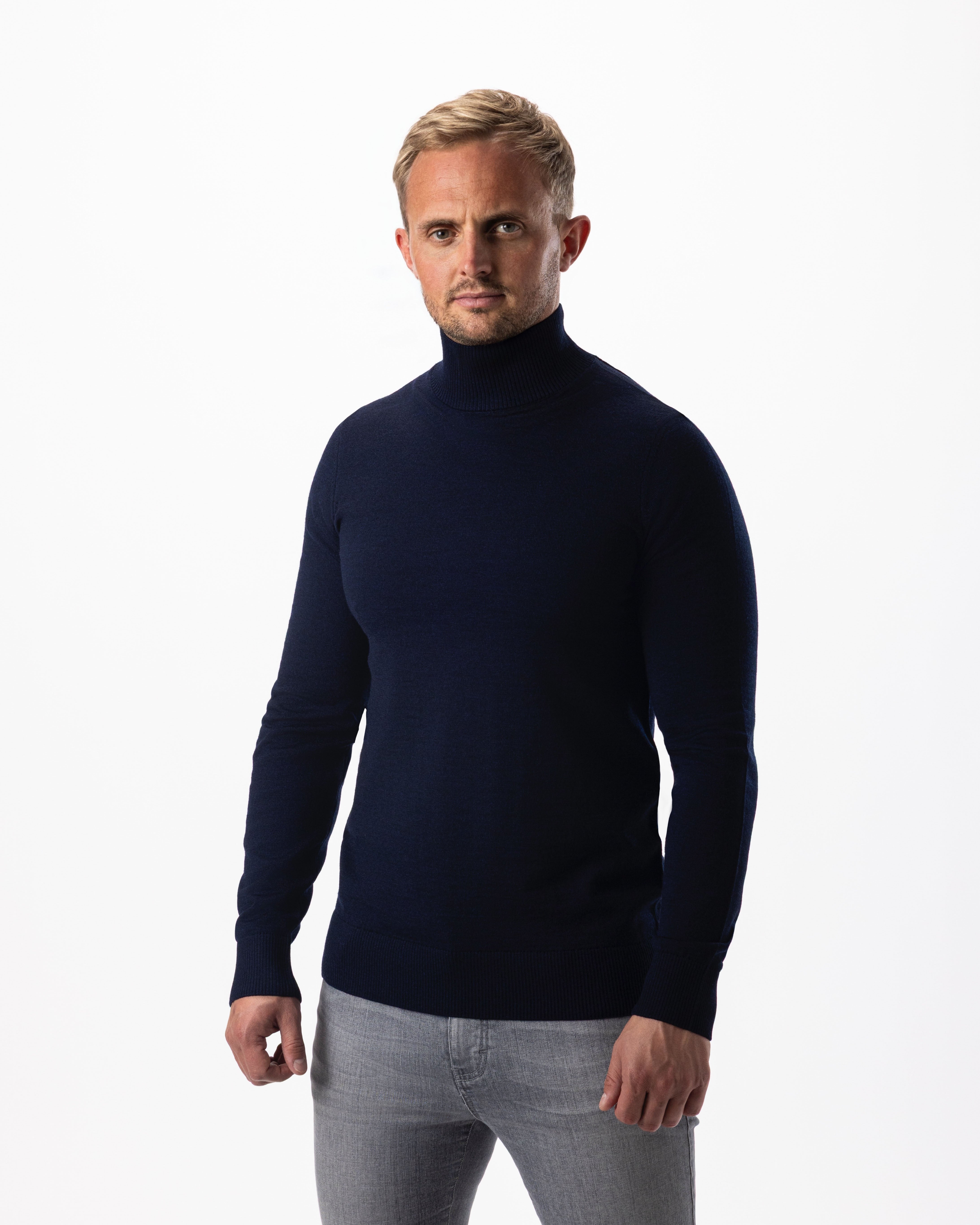 IOS TURTLE merino - NAVY MEL.