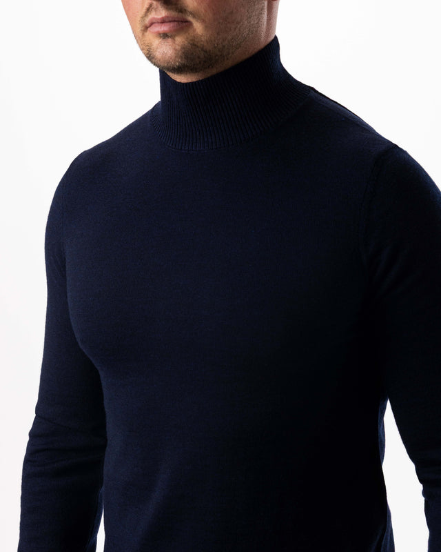 IOS TURTLE merino - NAVY MEL.