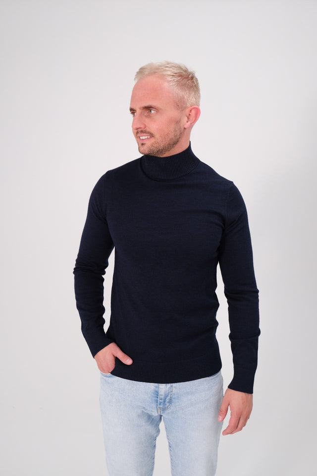 IOS TURTLE merino - NAVY MEL.