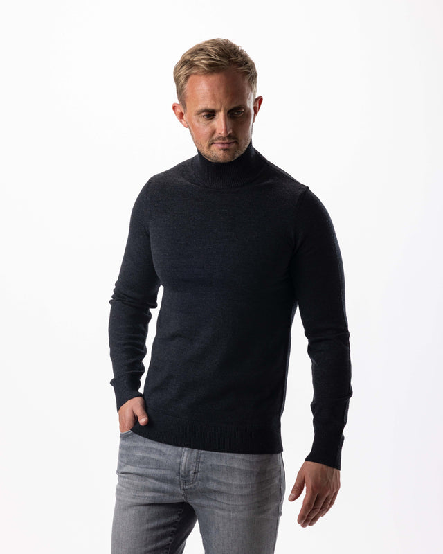 IOS TURTLE merino - DARK GREY MEL.