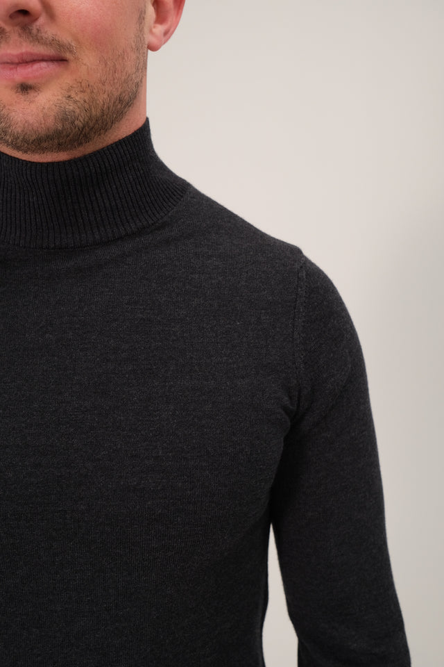 IOS TURTLE merino -  DARK GREY MEL.