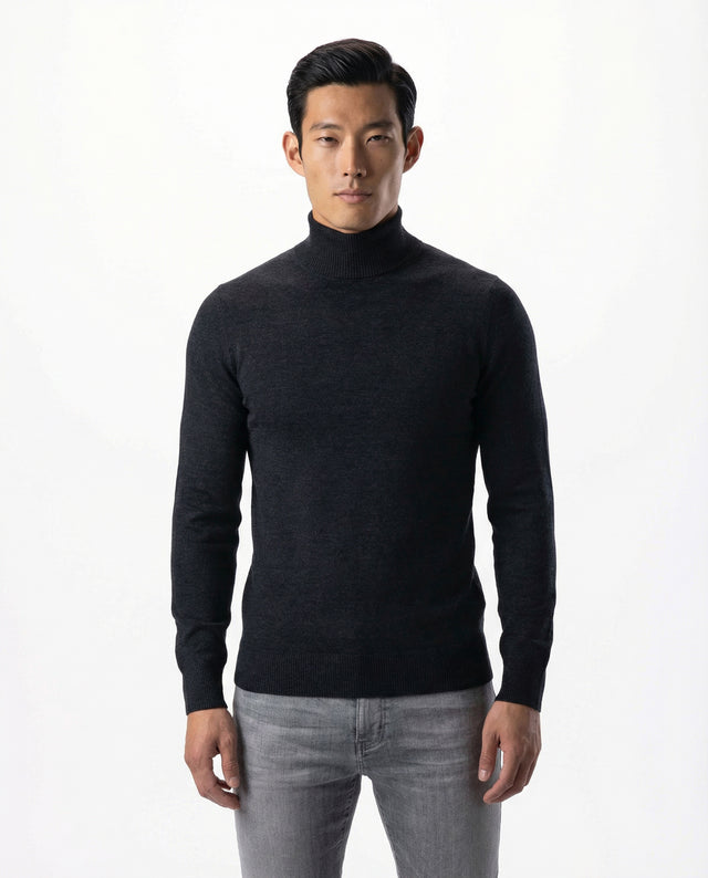 IOS TURTLE merino - DARK GREY MEL.