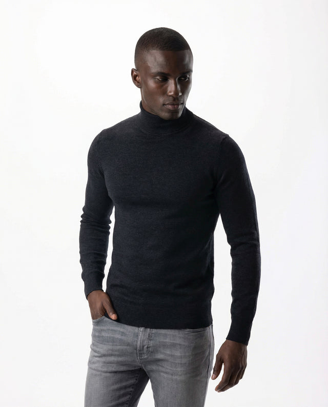 IOS TURTLE merino - DARK GREY MEL.
