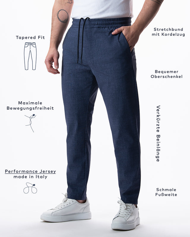 IOS PANTS easy - STEEL BLUE