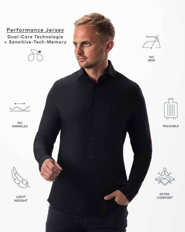 IOS SHIRT - MIDNIGHT BLACK