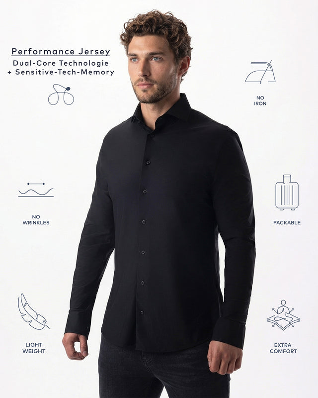 IOS SHIRT - MIDNIGHT BLACK