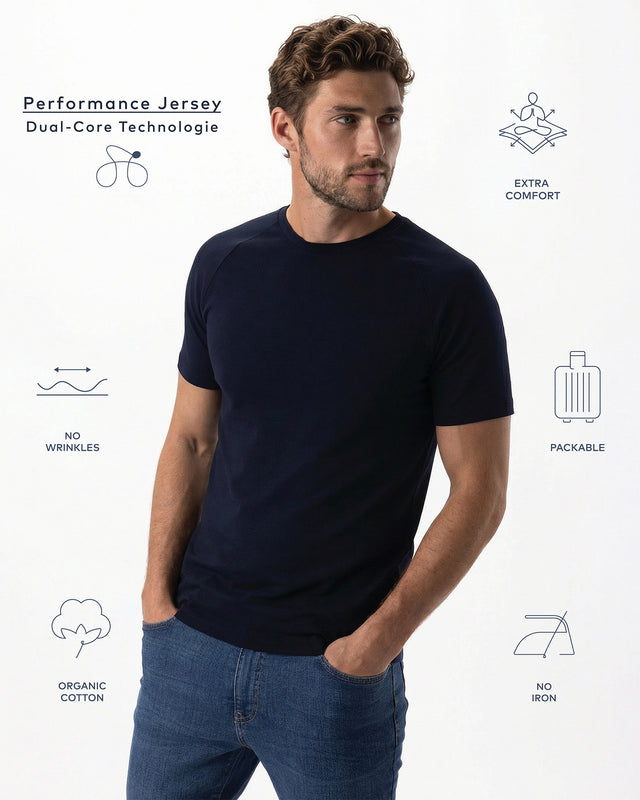 IOS T-SHIRT - NAVY
