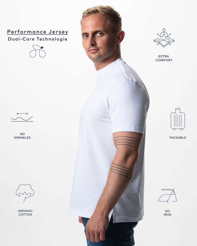 IOS T-SHIRT high neck - WHITE