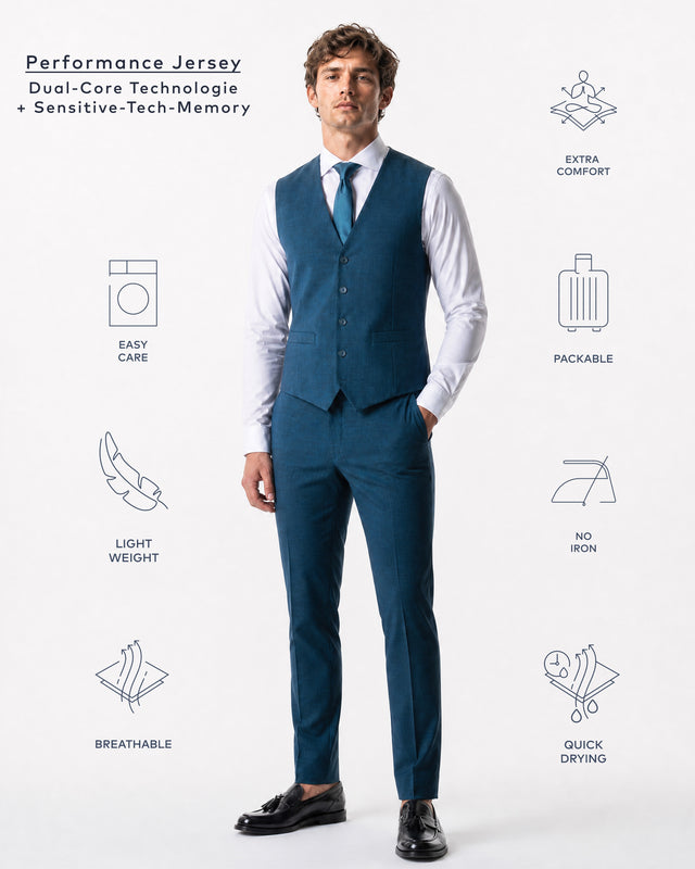 IOS VEST classic - PETROL BLUE