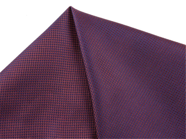 Pocket square 100% silk 30x30cm minimal structure red